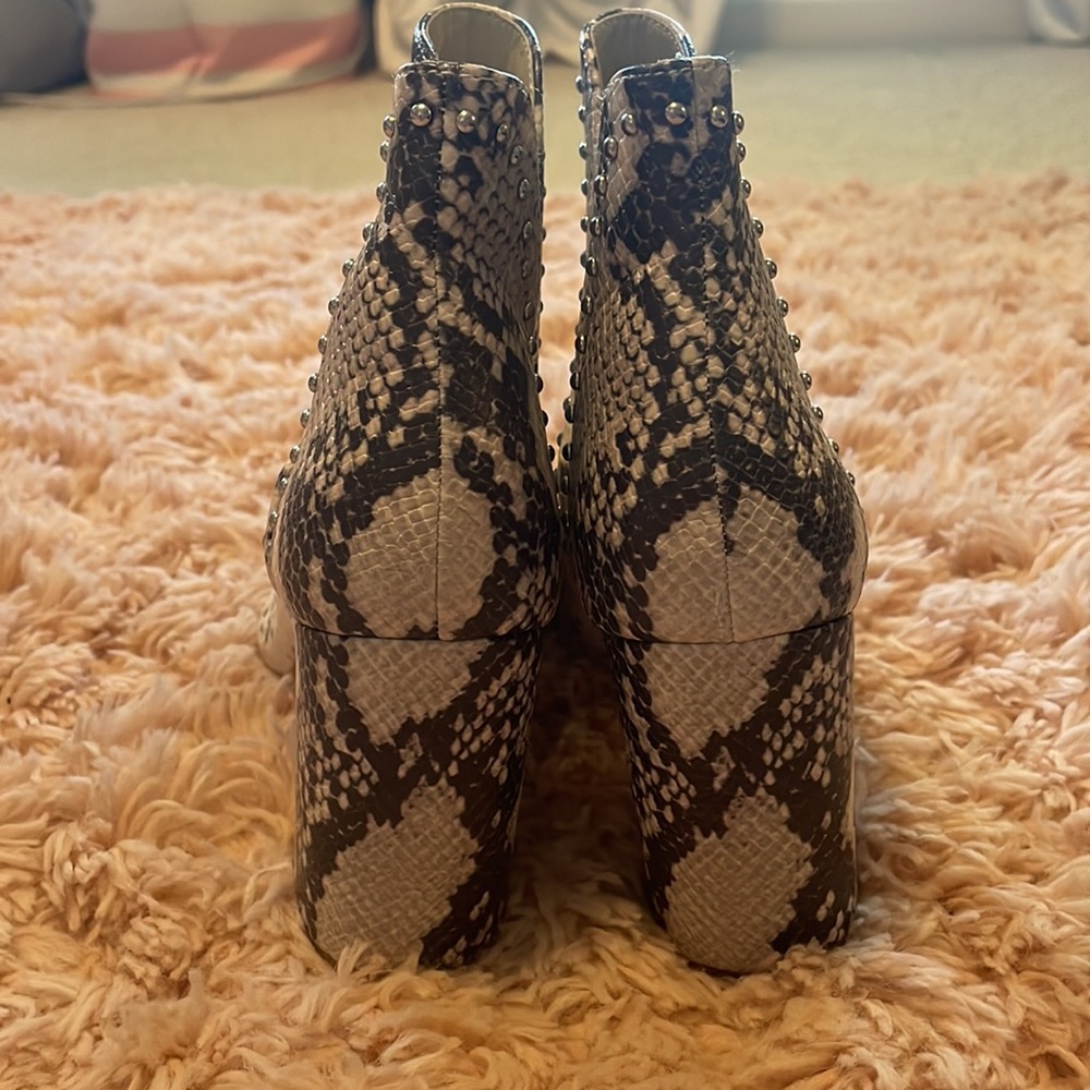 Steve Madden Rockstar Snakeskin Booties - Picture 5 of 9